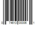 Barcode Image for UPC code 074613000061