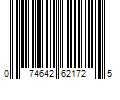 Barcode Image for UPC code 074642621725