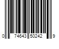 Barcode Image for UPC code 074643502429