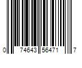 Barcode Image for UPC code 074643564717