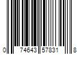 Barcode Image for UPC code 074643578318