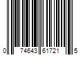 Barcode Image for UPC code 074643617215