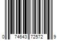 Barcode Image for UPC code 074643725729