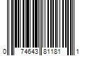 Barcode Image for UPC code 074643811811