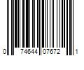 Barcode Image for UPC code 074644076721