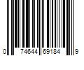 Barcode Image for UPC code 074644691849