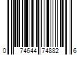 Barcode Image for UPC code 074644748826