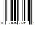 Barcode Image for UPC code 074645313641