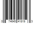 Barcode Image for UPC code 074645418193