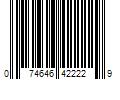 Barcode Image for UPC code 074646422229