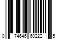 Barcode Image for UPC code 074646602225