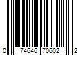 Barcode Image for UPC code 074646706022