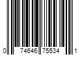 Barcode Image for UPC code 074646755341