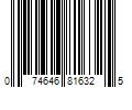 Barcode Image for UPC code 074646816325