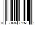 Barcode Image for UPC code 074646871621