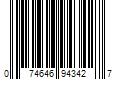 Barcode Image for UPC code 074646943427