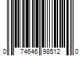 Barcode Image for UPC code 074646985120