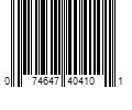 Barcode Image for UPC code 074647404101