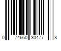 Barcode Image for UPC code 074660304778