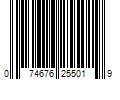 Barcode Image for UPC code 074676255019