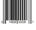 Barcode Image for UPC code 074686000067