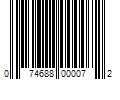 Barcode Image for UPC code 074688000072