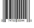 Barcode Image for UPC code 074700000448