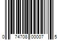 Barcode Image for UPC code 074708000075