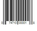 Barcode Image for UPC code 074710000018