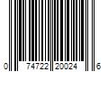 Barcode Image for UPC code 074722200246