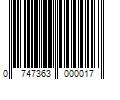 Barcode Image for UPC code 0747363000017