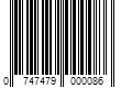 Barcode Image for UPC code 0747479000086