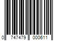 Barcode Image for UPC code 0747479000611