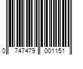 Barcode Image for UPC code 0747479001151