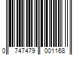 Barcode Image for UPC code 0747479001168