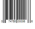 Barcode Image for UPC code 074755000066