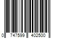 Barcode Image for UPC code 0747599402500