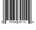 Barcode Image for UPC code 074764301109