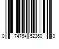 Barcode Image for UPC code 074764523600