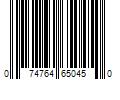 Barcode Image for UPC code 074764650450