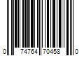 Barcode Image for UPC code 074764704580