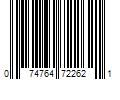 Barcode Image for UPC code 074764722621