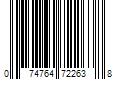 Barcode Image for UPC code 074764722638. Product Name: American International Industries Ardell Mega Volume Lash 258