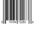 Barcode Image for UPC code 074764722638