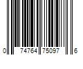 Barcode Image for UPC code 074764750976