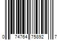 Barcode Image for UPC code 074764758927