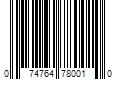 Barcode Image for UPC code 074764780010