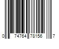 Barcode Image for UPC code 074764781567