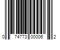 Barcode Image for UPC code 074773000062