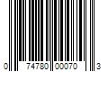 Barcode Image for UPC code 074780000703